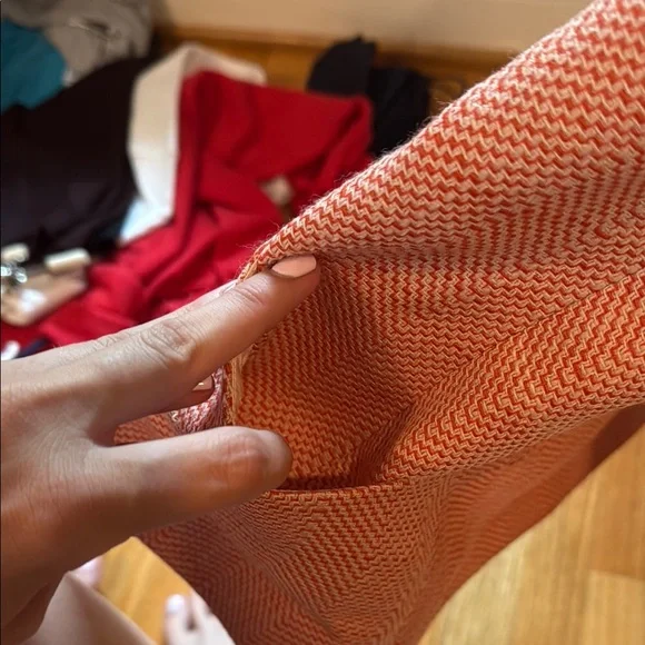 Pink Herringbone Blazer and Skirt - Picture 7 of 7